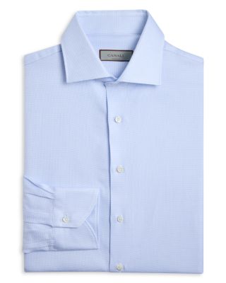 Regular Fit Geo Weave Dress Shirt