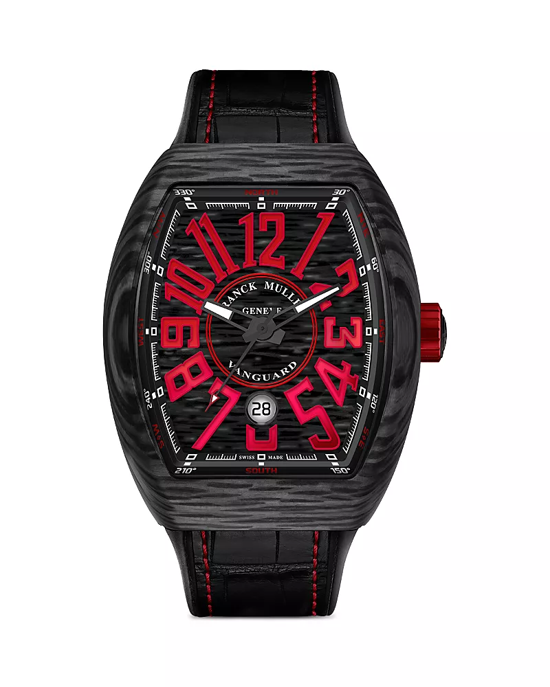 Franck Muller Vanguard Carbon Watch, 53.7mm x 44mm