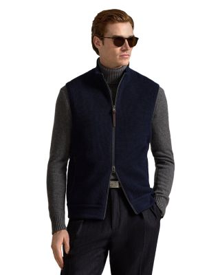 Hybrid Full-Zip Sweater Vest