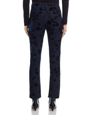 High Rise Bootcut Jeans in Indigo/Black