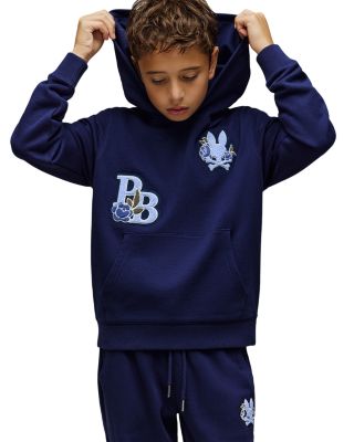 Unisex Auguste Floral Chenille Patch Hoodie - Little Kid, Big Kid