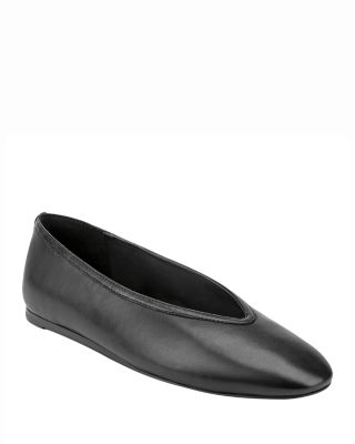 Women's Gradi Leather Square Toe Dress Flats