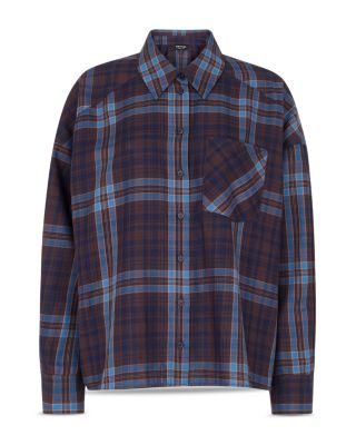 Checked Brushed Cotton Shirt