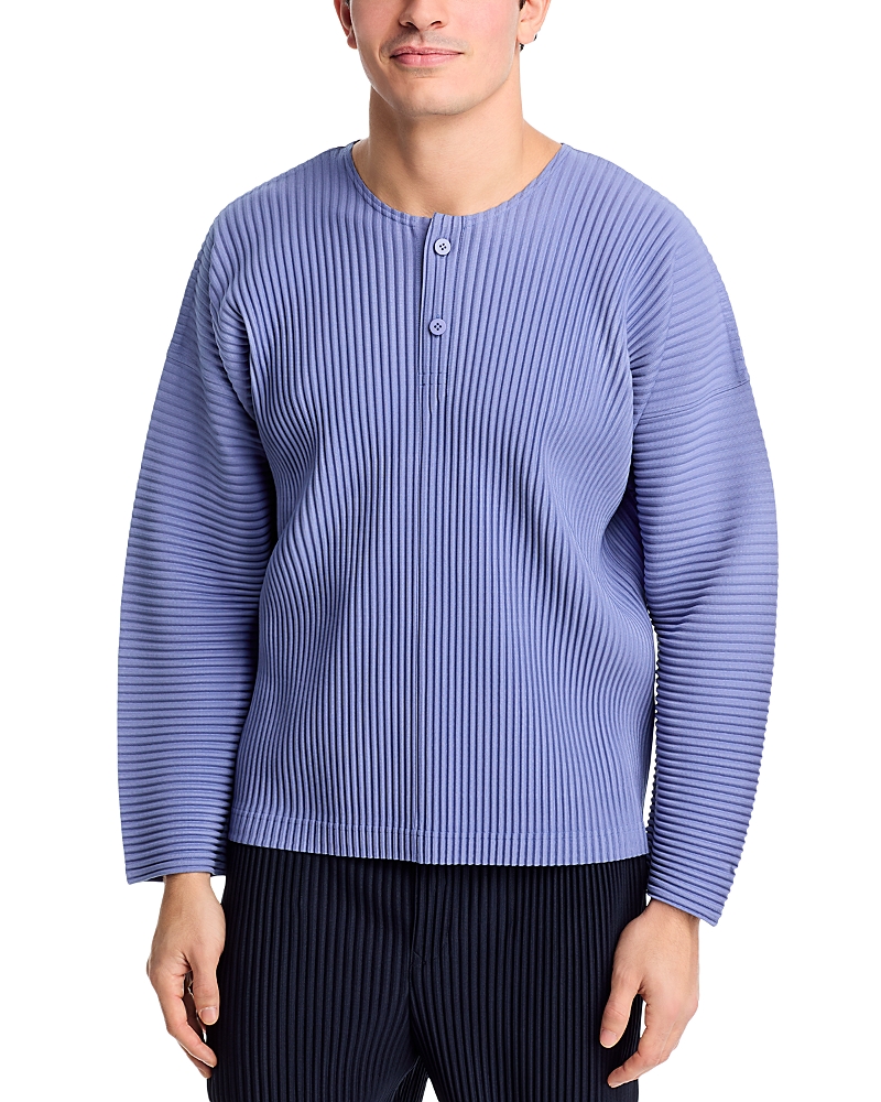 Homme PLISSE Issey Miyake Monthly Colors February Henley Tee