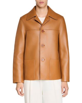 Philip Buttoned Lambskin Jacket