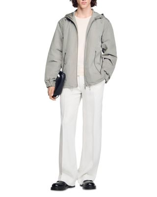 Technical Hooded Zipper Jacket