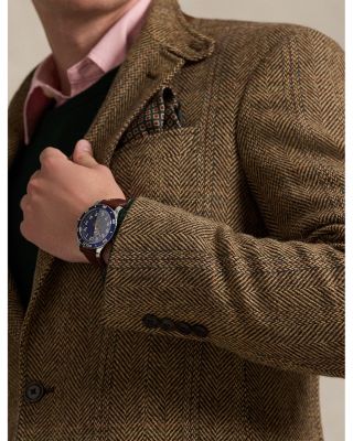 Herringbone Wool Tweed Jacket