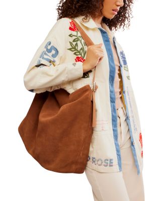 WTF Honor Suede Hobo Bag