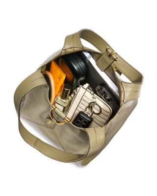 Balloon Small Leather Hobo Bag