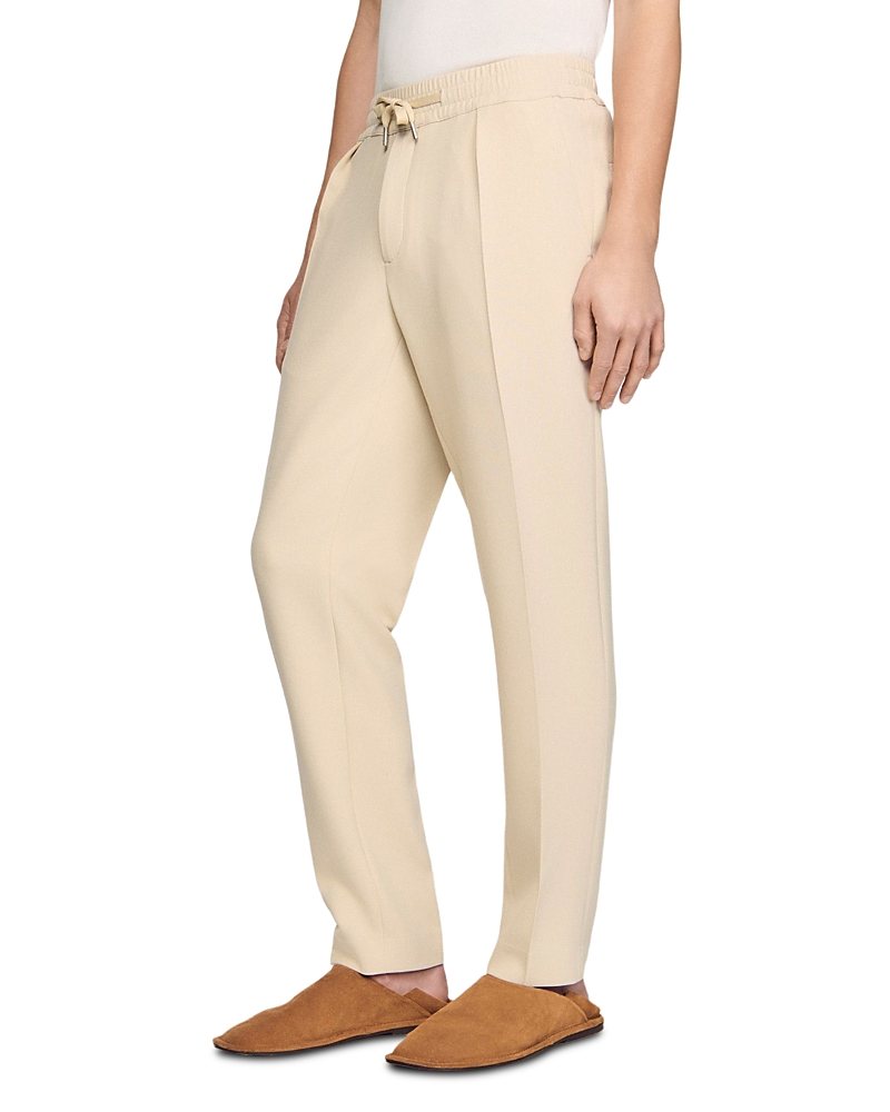 Sandro Straight Leg Drawstring Trousers