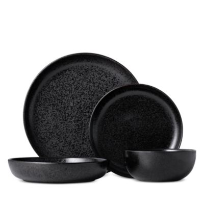 Sound Midnight Dinnerware 16-Piece Dinnerware Set