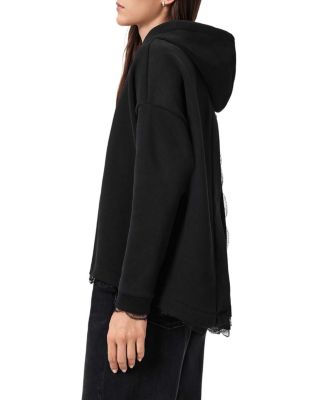 Nia Lace Trim Hoodie