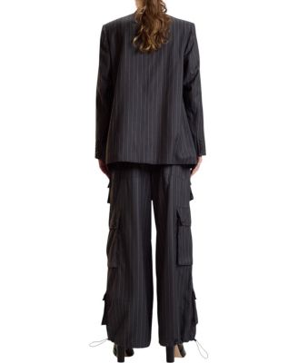 Pinstripe Cargo Pants