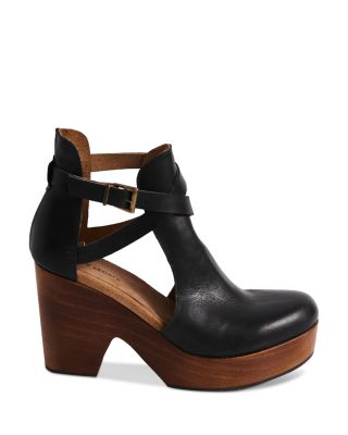 Women's Cedar Leather Platform Pumps