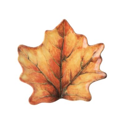 Forest Walk Leaf Cocktail Plate Set/4