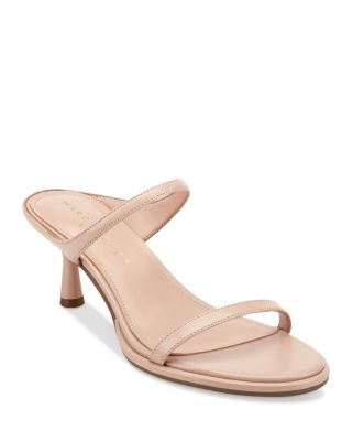 Women's Alonde Leather High Heel Slide Sandals