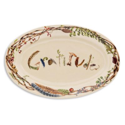 Forest Walk Gratitude 15" Platter