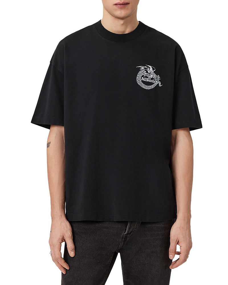 Allsaints Terra Logo Graphic Oversized Tee