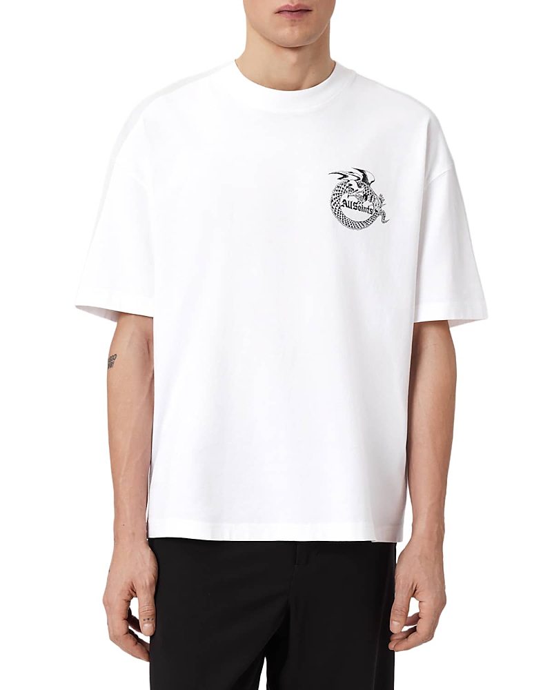 Allsaints Terra Logo Graphic Oversized Tee
