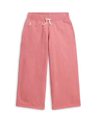 Girls' French Terry Wide Leg Sweatpants - Little Kid
