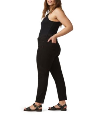  JFK Plus Mid Rise Skinny Jean in Black