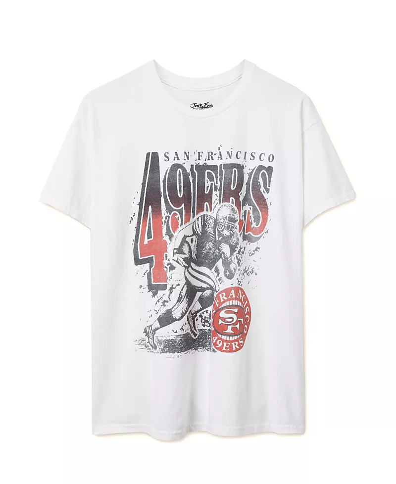 Junk Food Clothing Unisex Nfl San Francisco 49ers Rushing Flea Market Tee