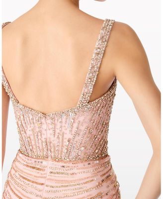 Chrissy Sequin-Embellished Dress
