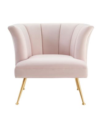  Veronica Channel Tufted Performance Velvet Armchair