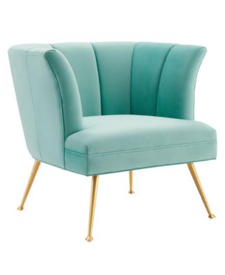  Veronica Channel Tufted Performance Velvet Armchair