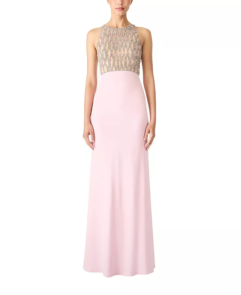 Jenny Packham Dewdrop Crystal-Bodice Gown