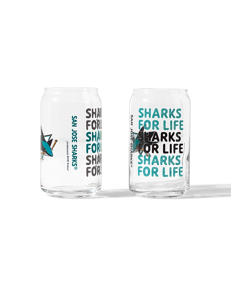 Uncommon Goods Nhl Show Your Spirit! Can-Shaped Glass, Set Of 2