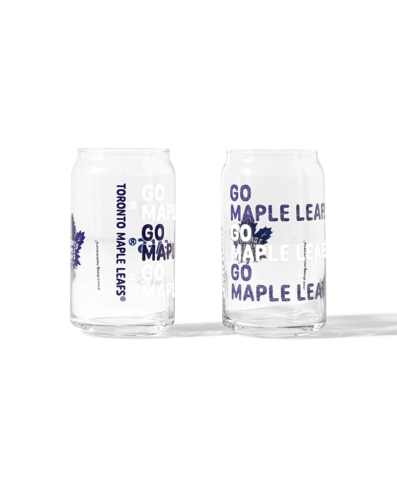 Uncommon Goods Nhl Show Your Spirit! Can-Shaped Glass, Set Of 2