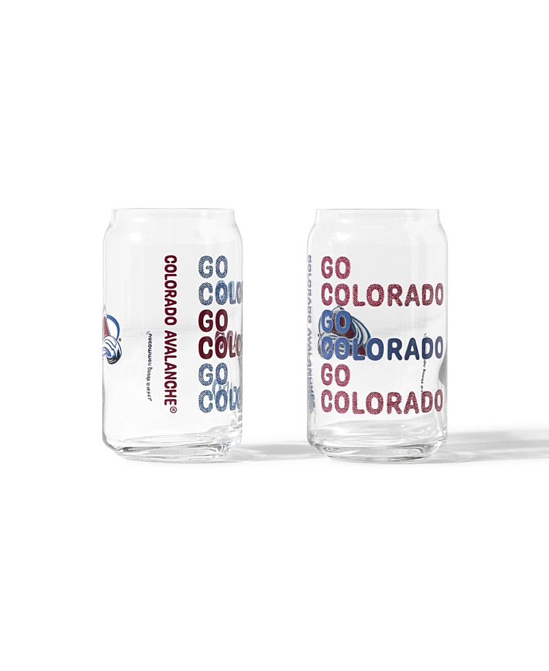 Uncommon Goods Nhl Show Your Spirit! Can-Shaped Glass, Set Of 2