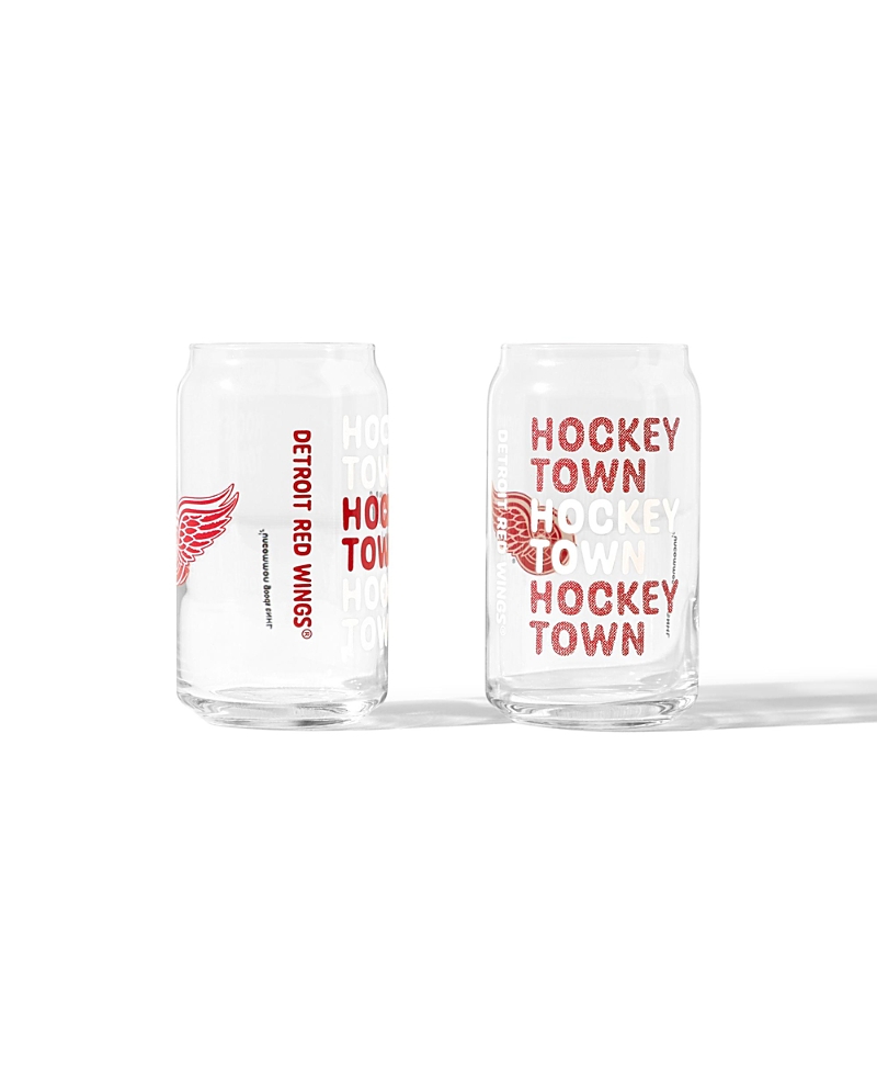 Uncommon Goods Nhl Show Your Spirit! Can-Shaped Glass, Set Of 2