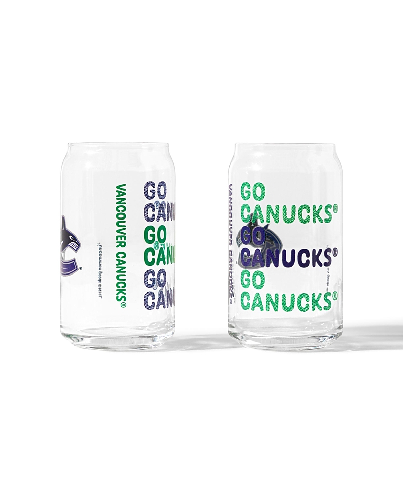 Uncommon Goods Nhl Show Your Spirit! Can-Shaped Glass, Set Of 2