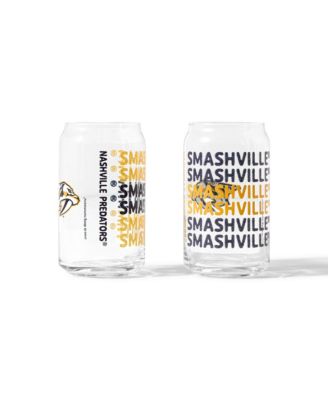 Uncommon Goods Nhl Show Your Spirit! Can-shaped Glass, Set Of 2