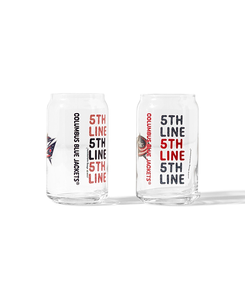 Uncommon Goods Nhl Show Your Spirit! Can-Shaped Glass, Set Of 2