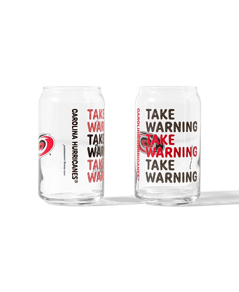 Uncommon Goods Nhl Show Your Spirit! Can-Shaped Glass, Set Of 2