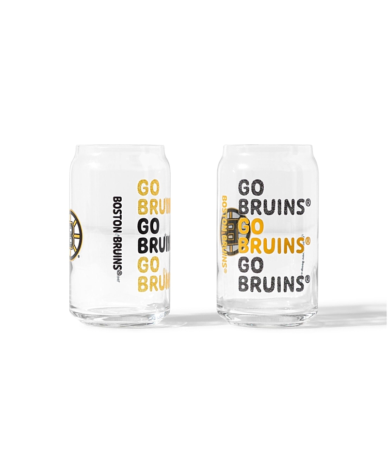 Uncommon Goods Nhl Show Your Spirit! Can-shaped Glass, Set Of 2