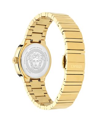 Greca Logo Pearl Bracelet Watch, 33mm