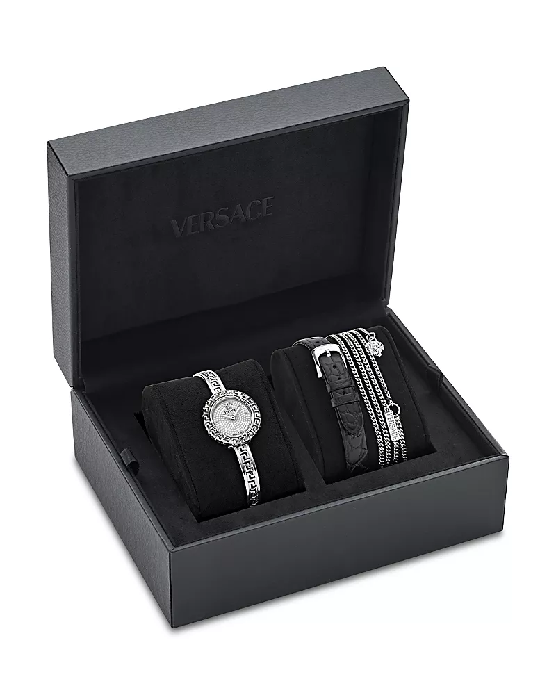 Versace Greca Pendant Bracelet Watch, 28mm