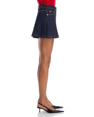 Desi High Rise Jean Shorts in Indigo