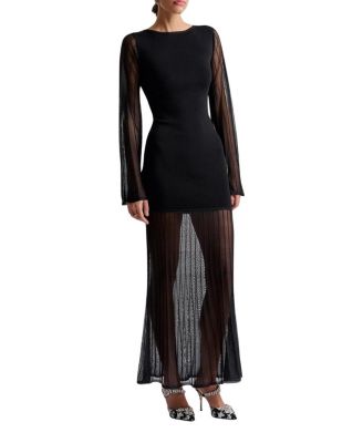 Haisley Sheer Knitted Maxi Dress