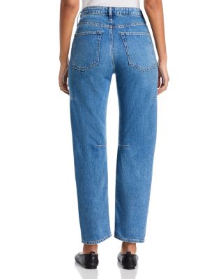 Featherweight Stevie Slim High Rise Tapered Jeans in Echo