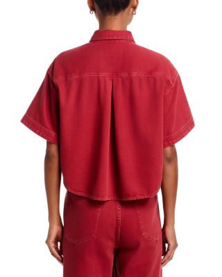 Marin Short Sleeve Cropped Shirt