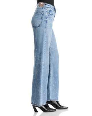 Logan High Rise Wide Jeans in Margojewel