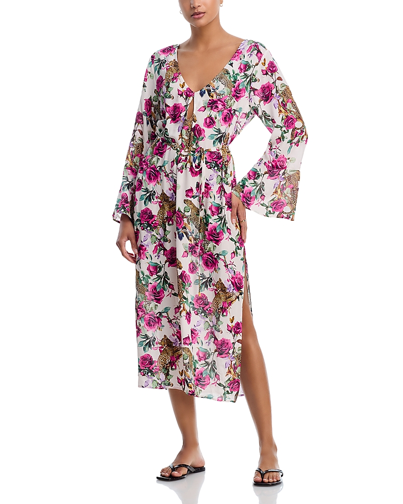 L'Agence Sara Maxi Dress Swim Cover-Up