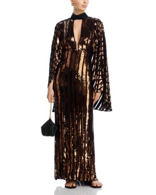 Crystal Whispers Maxi Dress