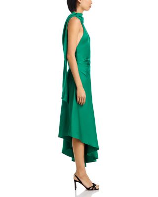 Monica Satin Midi Dress