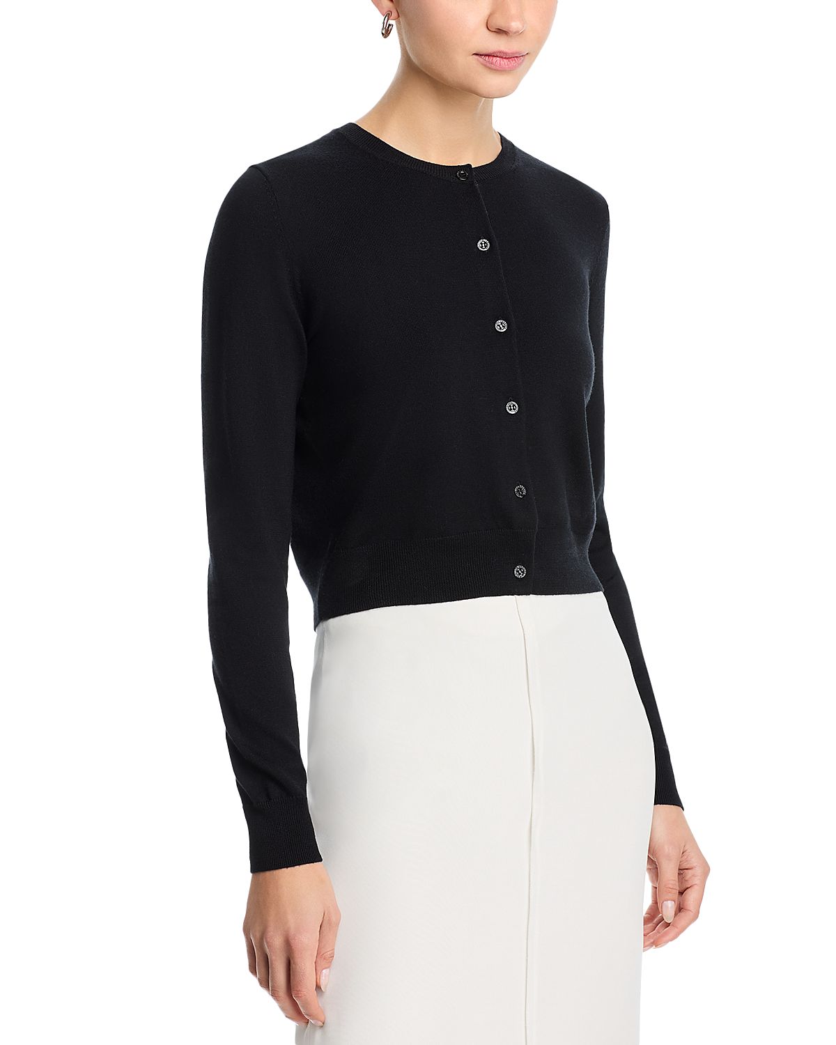 Carolina Herrera Cropped Cardigan Sweater